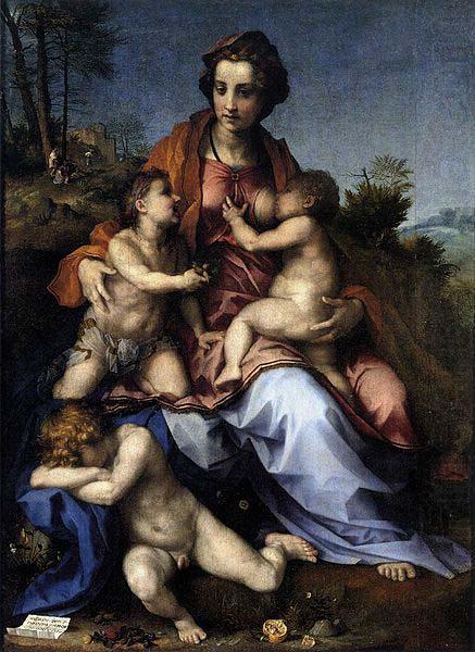 Charity, Andrea del Sarto